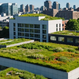 Les toits verts : Un pas en avant pour la réduction des émissions de CO2