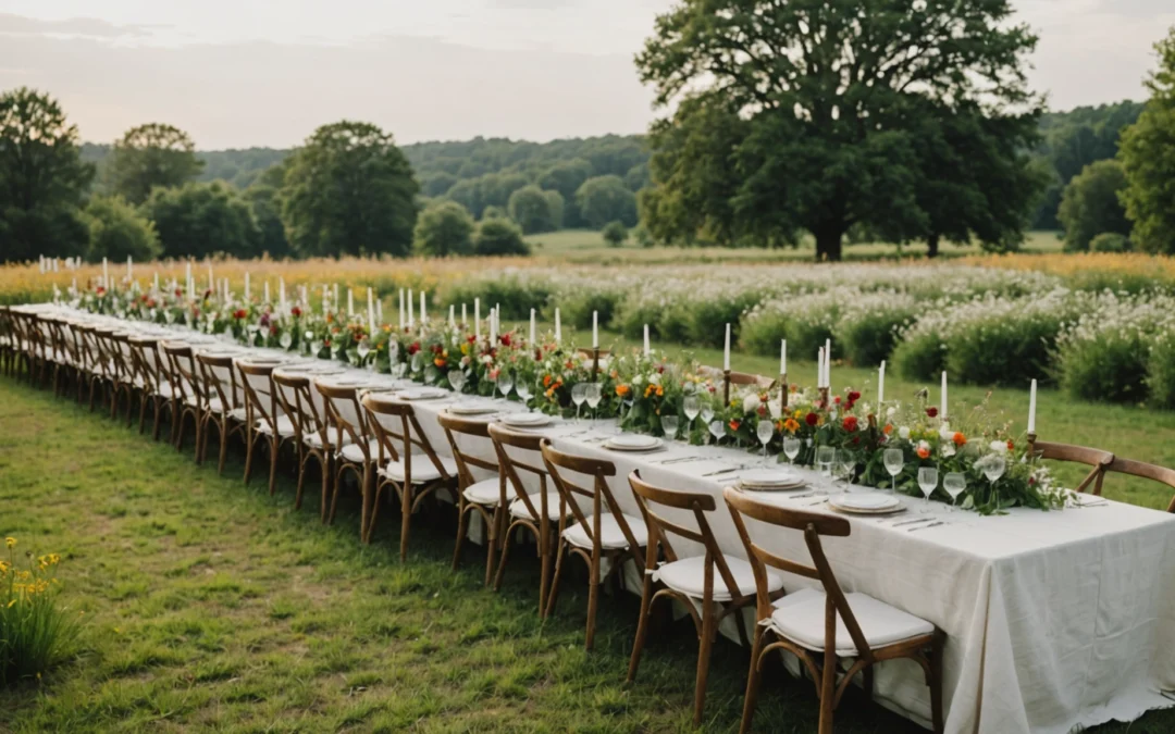 menu de mariage bio